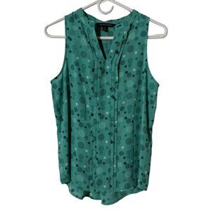 Charter Club Green Sleeveless Top